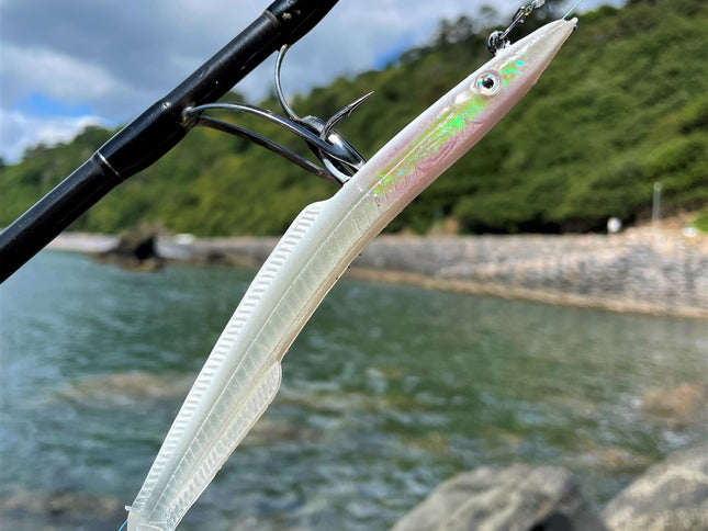 Sidewinder Pearl Skerries Eel Sandeel Fishing Lures 6" Size 3 Per Pack