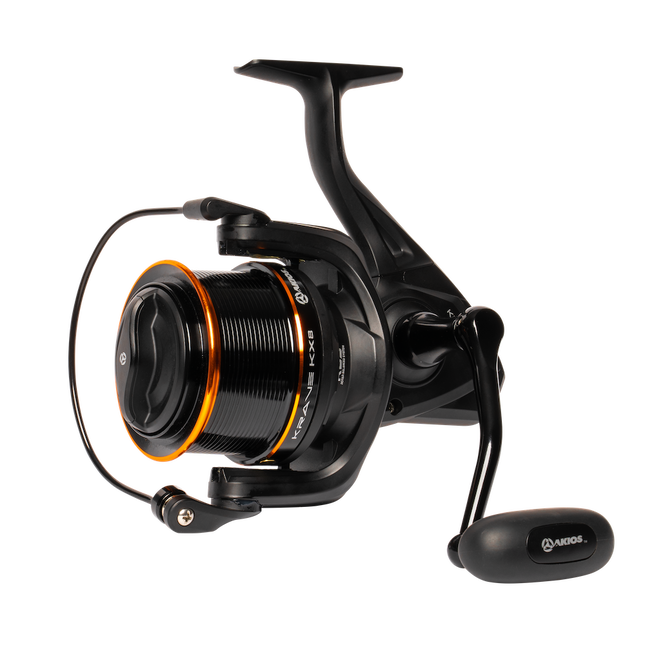 Akios Krave KX8 Fixed Spool Fishing Reel Includes Spare Spool