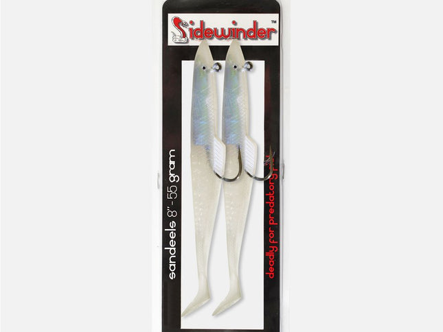 Sidewinder Lures Pearl Sandeel Fishing Lures