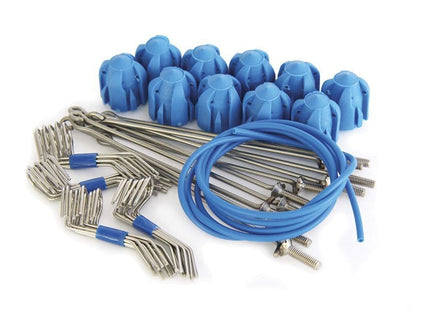 Gemini System 100+ Assembly Kit - Long Tail / Standard Grips / Blue Heads