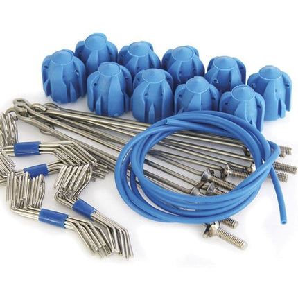Gemini System 100+ Assembly Kit - Long Tail / Standard Grips / Blue Heads