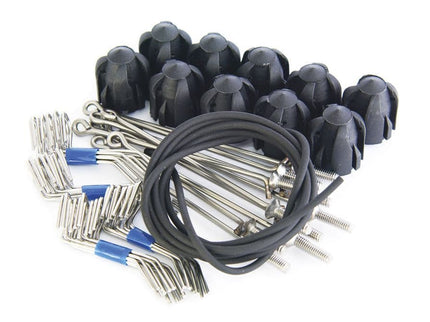 Gemini System 100+ Breakout Sinkers Assembly Kit - Short Tail / Standard Grips / Black Heads