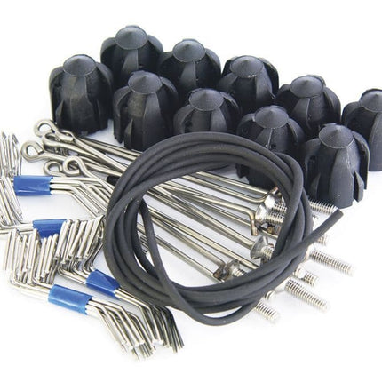 Gemini System 100+ Breakout Sinkers Assembly Kit - Short Tail / Standard Grips / Black Heads