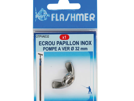 Flashmer Sea Fishing Bait Pump Spares - 50mm - 32mm - Washers Joints Wing Nuts