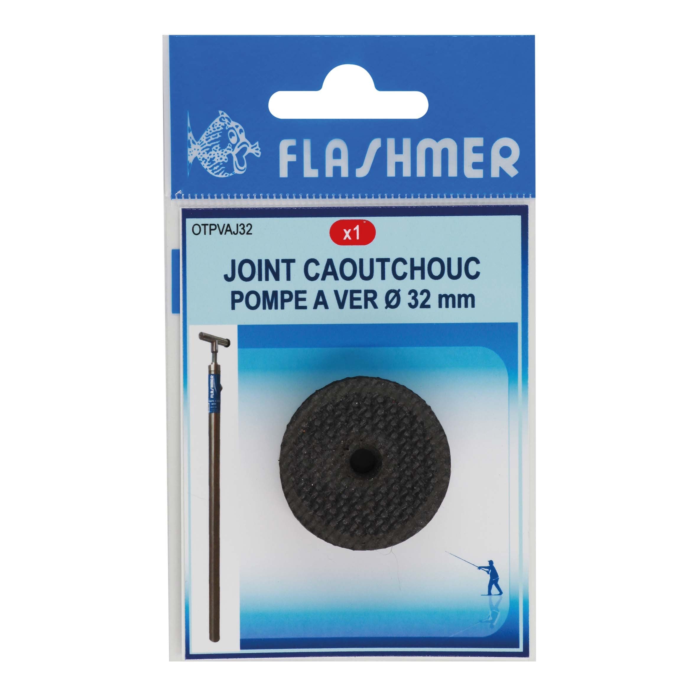 Flashmer Sea Fishing Bait Pump Spares - 50mm - 32mm - Washers Joints Wing Nuts
