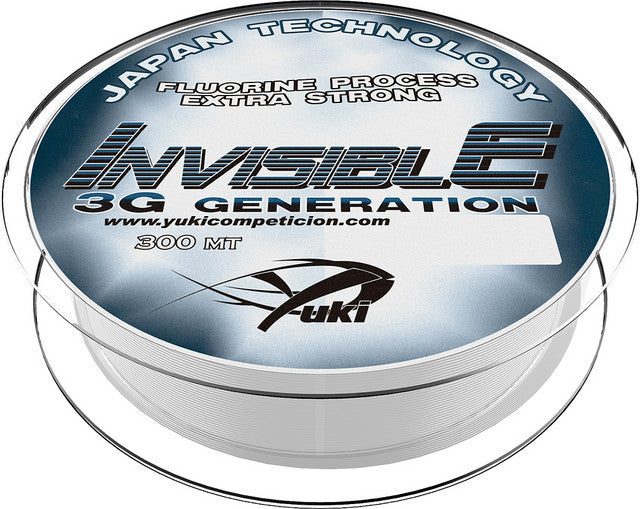 Yuki 3G Invisible Nylon Fishing Line 300m Spools