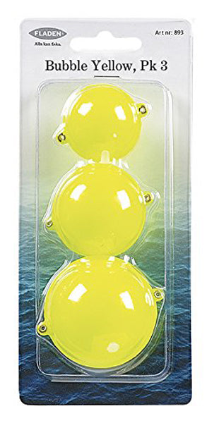 Fladen 3 Pack Assorted Size Bubble Fishing Floats