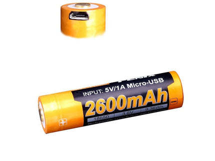 Fenix ARB-L18-2600U Micro USB 2600mAh Rechargeable Battery For HM65R Etc