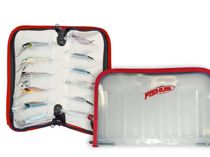 Fishus Lures Double Fishing Lure Tackle Box For 12 Lures