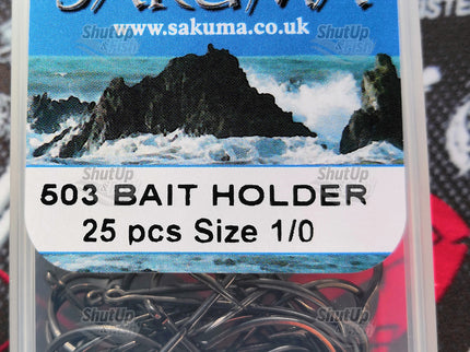 Sakuma 503 Baitholder Sea Fishing Hooks - Box of 25