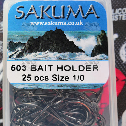 Sakuma 503 Baitholder Sea Fishing Hooks - Box of 25