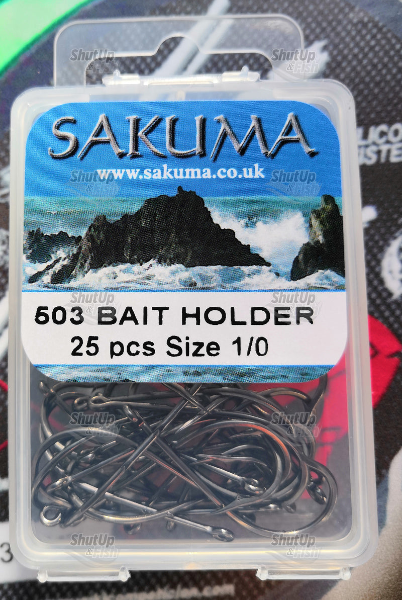 Sakuma 503 Baitholder Sea Fishing Hooks - Box of 25