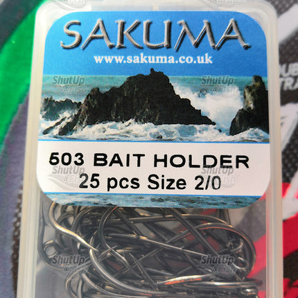 Sakuma 503 Baitholder Sea Fishing Hooks - Box of 25