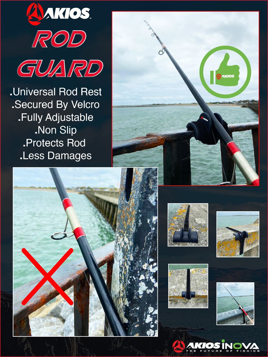 Akios Rod Guard Universal Fishing Rod Rest – Shut Up And Fish Ltd