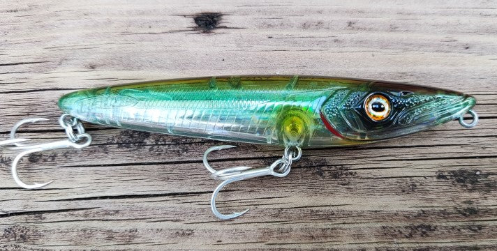 Fishus Lurenzo Espetit Silent Topwater Fishing Lures 9.5cm 10.5g