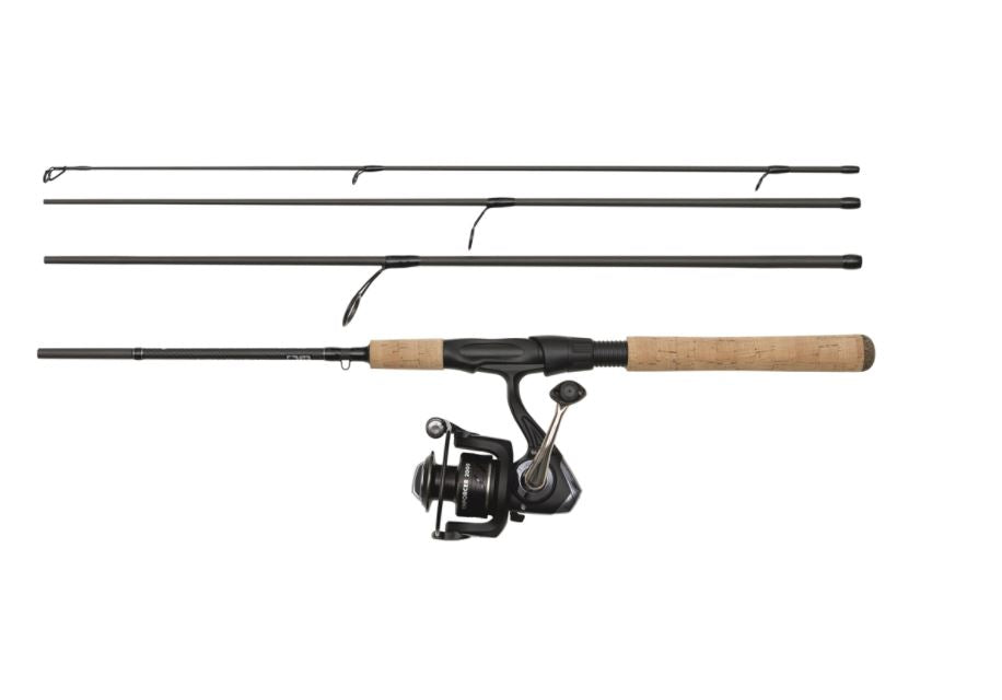 Kinetic Enforcer Travel Fishing Rod And Reel Combo 4 Sec 7ft 7-21g