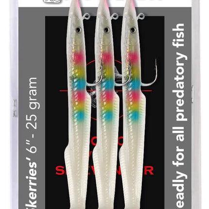 Sidewinder Candy King Skerries Eel Sandeel Fishing Lures 6" Size