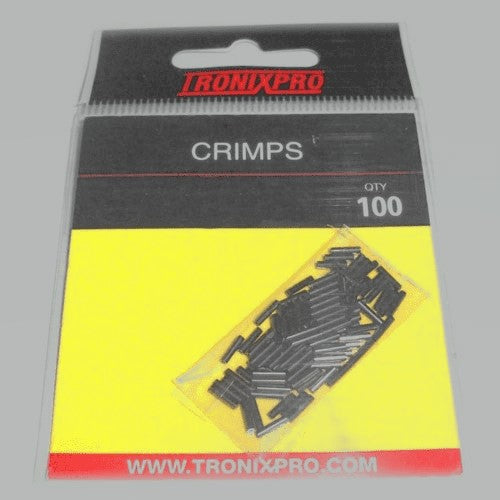 Tronixpro Fishing Rig Crimps 0.9 x 5mm 100 Pieces