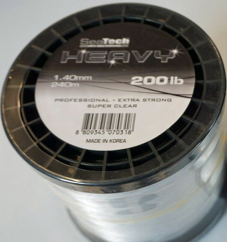 200 lb mono fishing line SeaTech Heavy Mono Fishing Line 100lb 125lb 150lb 200lb and 250lb Size – Shut Up And Fish Ltd