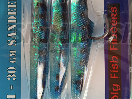 Koike Awol Eels Mackerel Green Colour Sandeel Fishing Lures