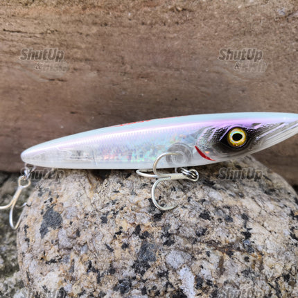 Fishus Lurenzo Espetit Silent Topwater Fishing Lures 9.5cm 10.5g