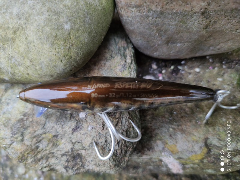 Fishus Lurenzo Espetit Heavy Realistic Grey Cuda 8cm 32g