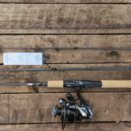 Kinetic Enforcer Travel Fishing Rod And Reel Combo 4 Sec 7ft 7-21g