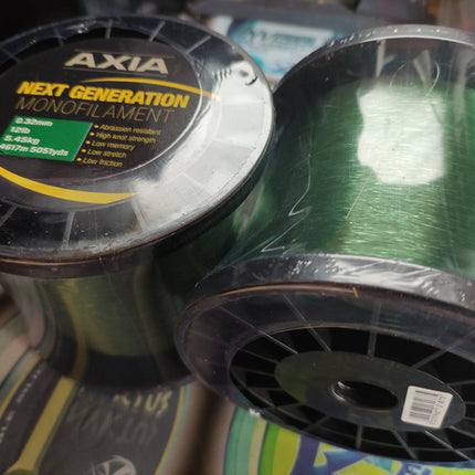 Axia Carp And Sea Fishing Line Green 0.32mm 12lb 4617m Per Spool