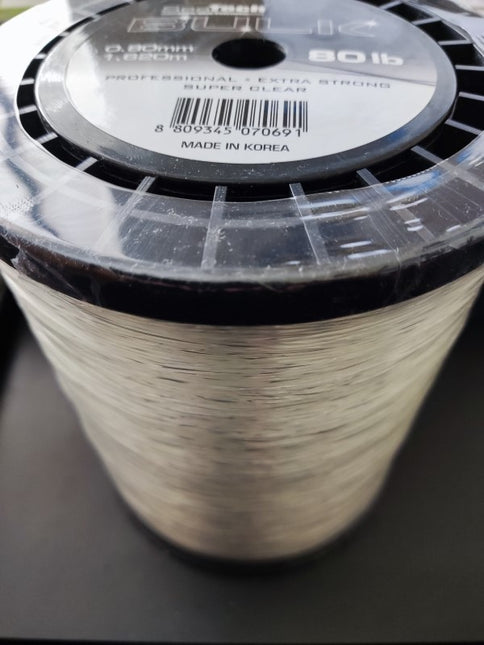 SeaTech Reel Filler Bulk Spool Clear Fishing Line 50lb 60lb 80lb Sizes