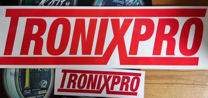 Tronixpro Fishing Seat Box Stickers