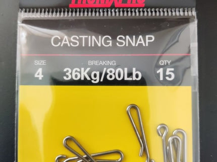 Tronixpro Casting Snap Lead Clip Size 4 36kg 80lb