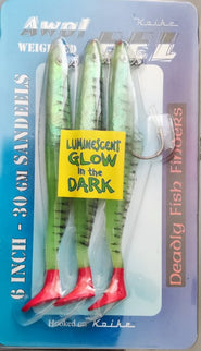 Koike Awol Eels Luminous Sandeel Fishing Lures 6