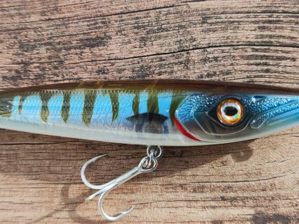 Fishus Lurenzo Espetit Silent Topwater Fishing Lures 9.5cm 10.5g