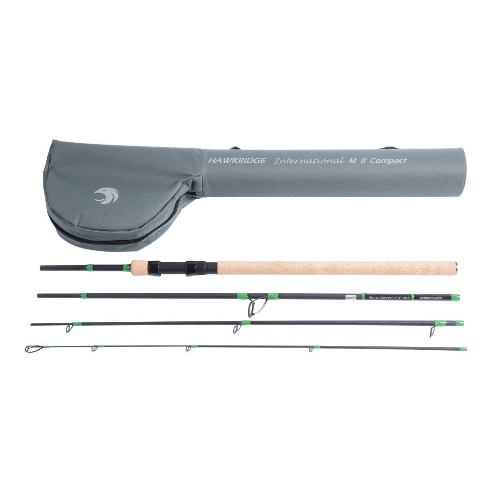 Hawkridge International 9ft 10-40g 4 Piece Travel Fishing Rod With Case