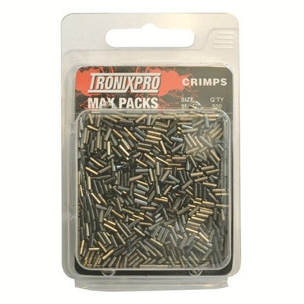 Tronixpro Fishing Rig Crimps 0.8 x 5mm Max Pack 500 Pieces MP25