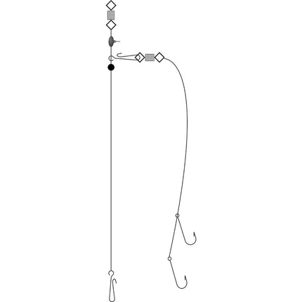 Tronixpro Pulley Pennel Dropper Rig Bulk Purchase x 5 Rigs