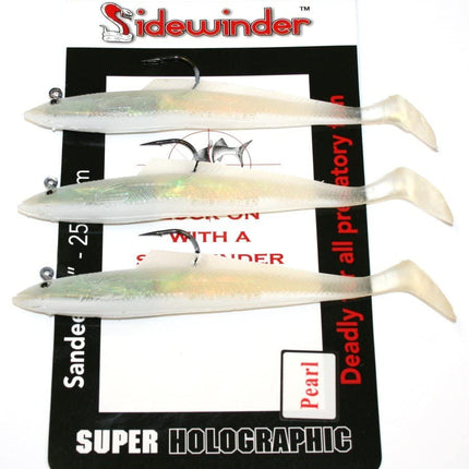Sidewinder Lures Pearl Sandeel Fishing Lures