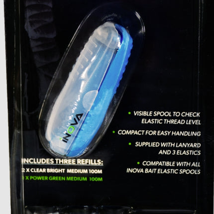 Inova Bait Rapper Pro Sea Fishing Bait Elastic Dispenser With Elastics