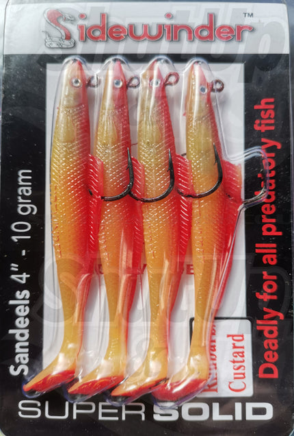 Sidewinder Eels Sandeel Rhubarb Custard Sea Fishing Lures