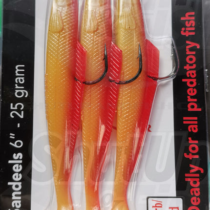 cheap sea fishing lures uk Sidewinder Eels Sandeel Rhubarb Custard Sea Fishing Lures – Shut Up And Fish Ltd