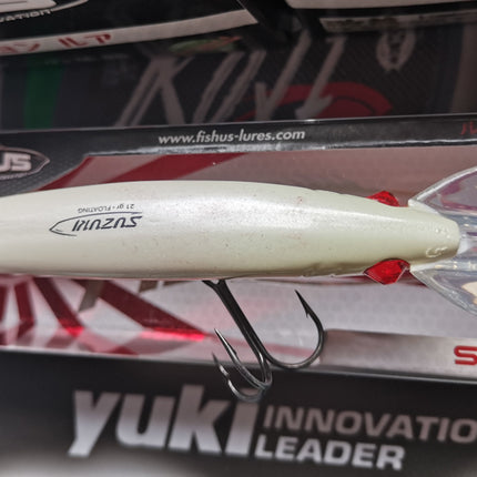 Fishus Suzuki Diving Fishing Lure 130mm 20.6g White
