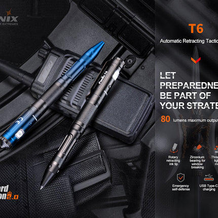Fenix T6 Halberd v2 Pen Light Torch 80 Lumens