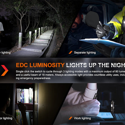 Fenix T6 Halberd v2 Pen Light Torch 80 Lumens