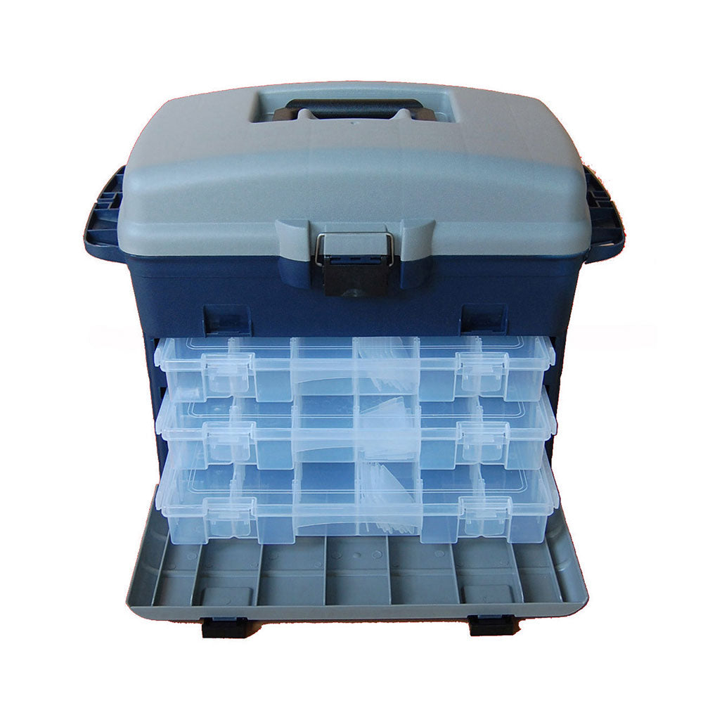 Tronixpro Front Opening Tackle Box Complete With 3 Tackle Boxes