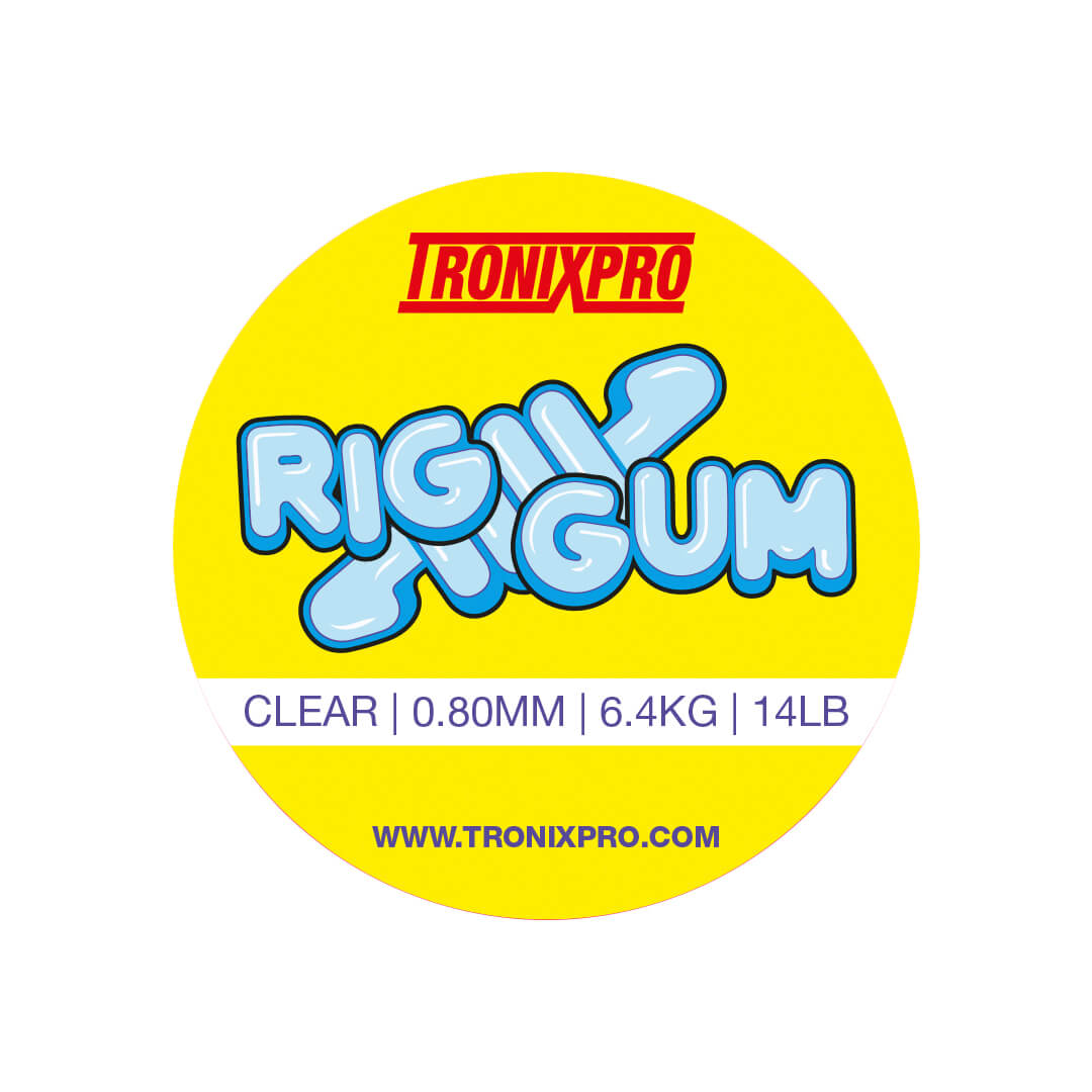 Tronixpro Rig Gum | Clear | 0.80mm | 6.4kg | 14lb