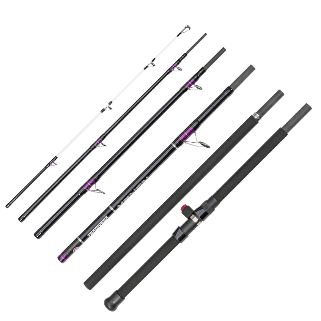 Tronixpro Xenon Travel Beach Fishing Rod 12’6″ 3-6oz