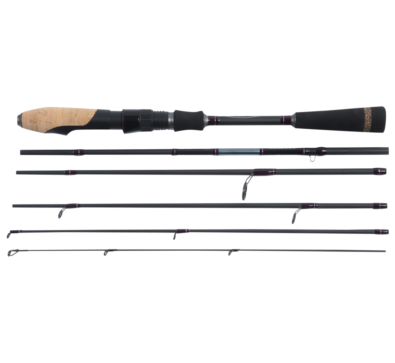 Blackrock Ultra Light Travel Fishing Rod Light Action 0.6 - 8g 6 Sections