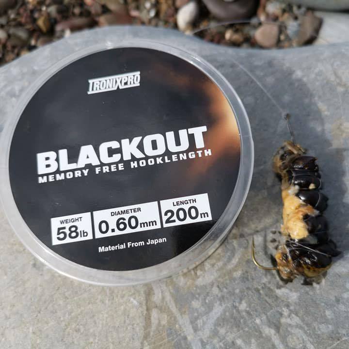 Tronixpro Blackout Memory Free Hook Length Fishing Line Clear 200m Spool