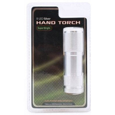 Aluminium 9 LED Hand Torch