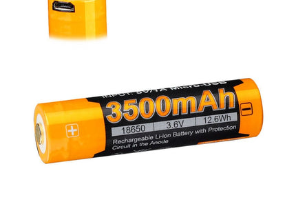 Fenix ARB-L18-3500U USB 18650 Battery For HM65R Etc